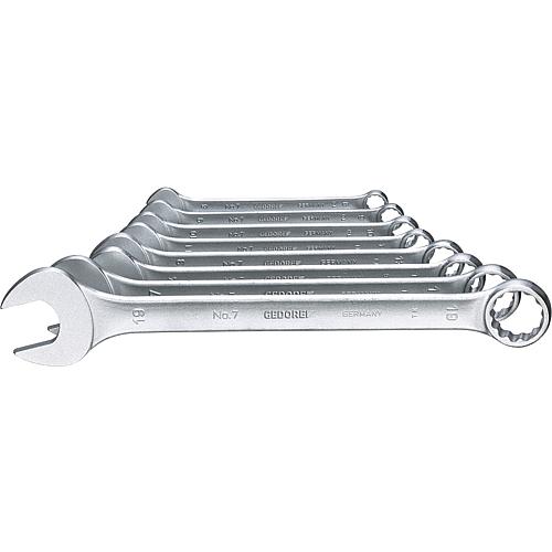 Combination spanner set, metric Standard 1