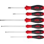 Screwdriver set, slotted, Phillips, 6-piece