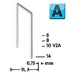 Fine wire staple A 53