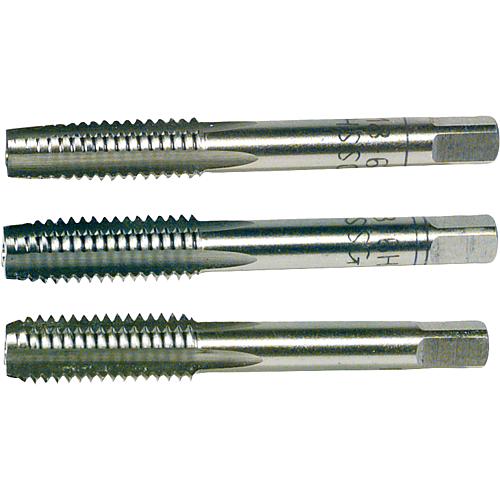 Hand tap set, metric, DIN 352, 3-piece Standard 1