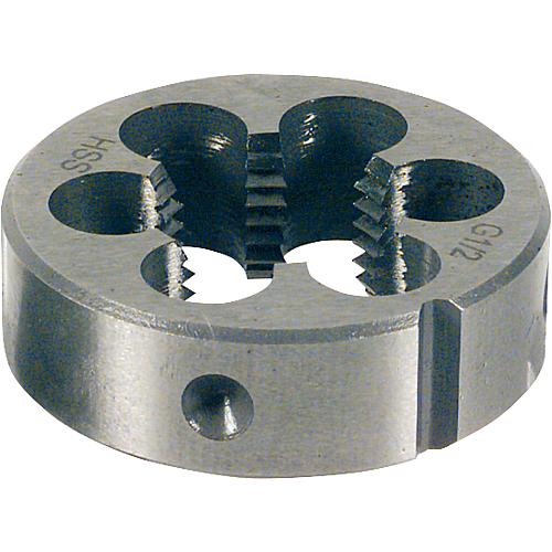 Round thread-cutting dies DIN EN 24231, in HSS