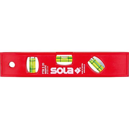 Torpedo spirit level plastic with magnet vertical, horizontal, 45°;;