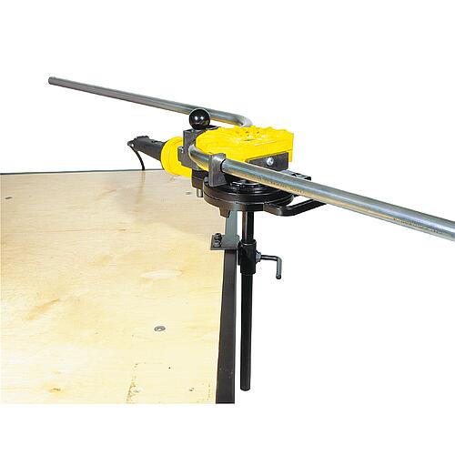 REMS Curvo accessory machine support WB, vert. adjustable for work bench