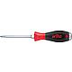 Phillips screwdriver with striking cap, hexagonal blade, hex spanner aid