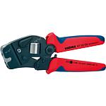 Self-setting crimping tool, frontal feed-in