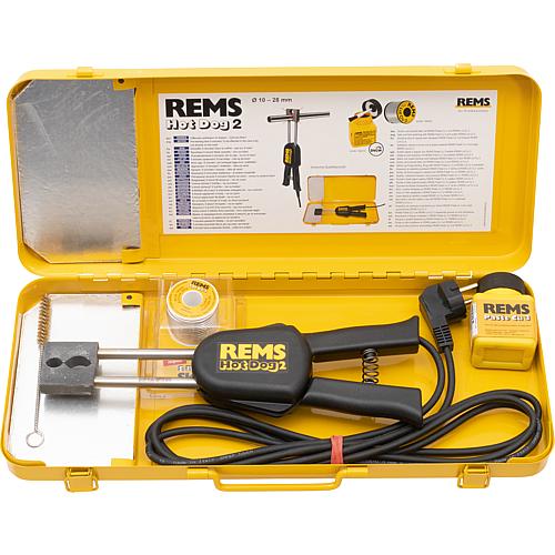 REMS Hot Dog 2 230V 440W in a steel case for Cu pipes up to 28mm