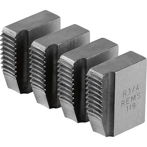 REMS die bits R1" tapered pipe thread 1 set