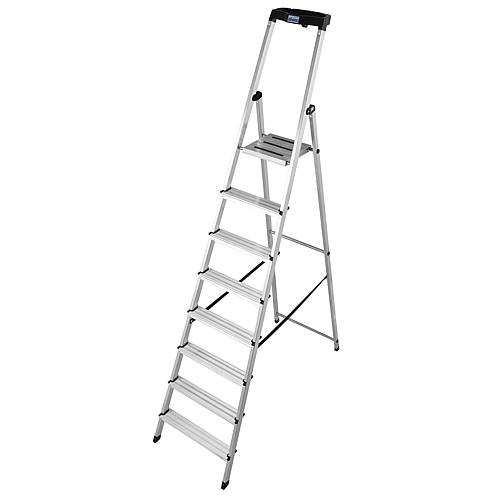 Step ladder Working height 3.75 Standing height 1.70 Length 2.50, 8 steps