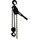 GEWA lever hoist WHR 0.25 galvanized chain, capacity 250kg lifting height 1.5m, weight approx 2kg