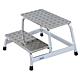 Mounting step (lightweight metal) Working height 2.40 platform 0.40 2 steps