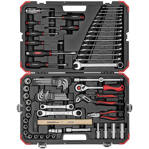 Gedore red 69-piece socket wrench set 1/2"