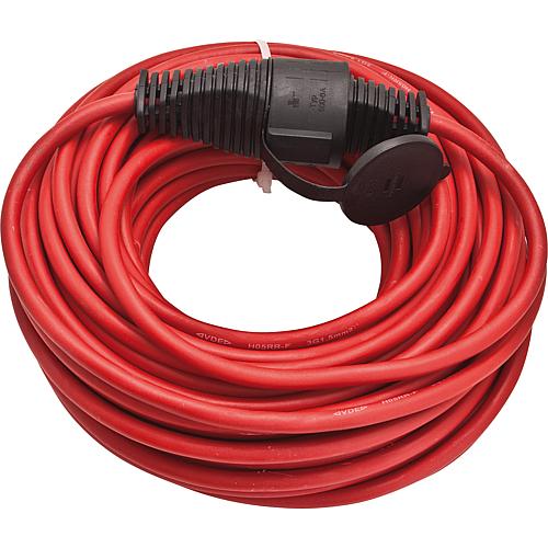 Rubber extension cable IP44, 10 or 25 metres Standard 2