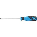 Slotted screwdriver with 3-component handle, round blade, 2150