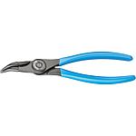 Assembly pliers for internal locking rings, shape D