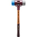 SIMPLEX soft-face hammer with malleable cast iron body and TPE soft and TPE medium insert