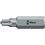 Bits 867/1 ZA WERA, 1/4” hex for TORX®, with pin, toughened, for universal application