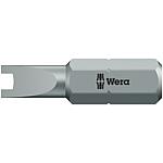 Embouts 857/1 Z WERA, hexagonaux 1/4" pour vis de serrage