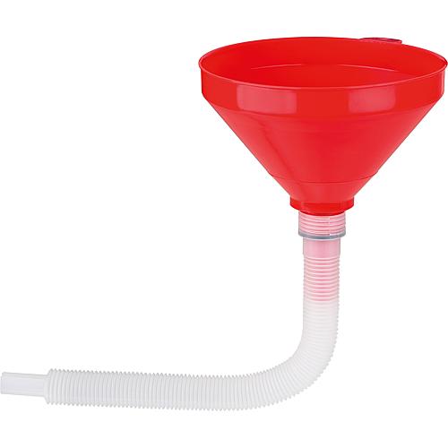 Funnel without sieve D: 200mm with flexible polyethylene spout