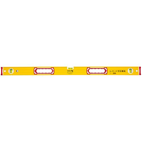 Spirit level 196-2 for bricklaying/carpentry, timber construction, reinforced concrete construction, window construction, road construction, gardening and landscaping  Standard 1