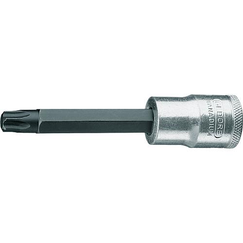 Screwdriver inserts GEDORE 1/2" internal Torx®, T70 length 100mm