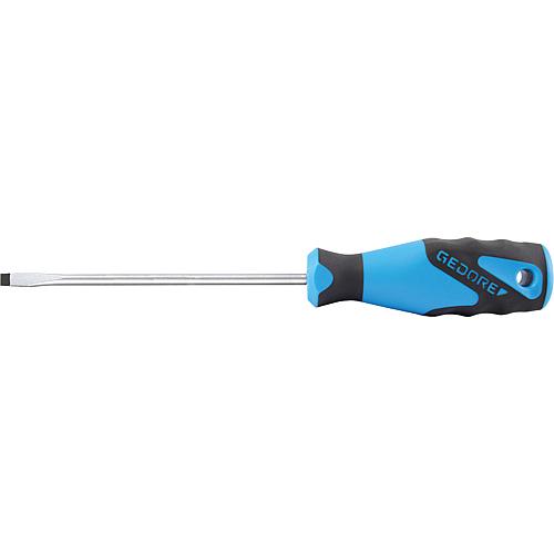 Slotted screwdriver with 3-component handle, round blade, 2150