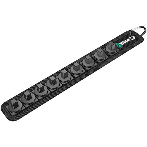 WERA 3/8" textile belt for 9 Socket wrench inserts, unequipped