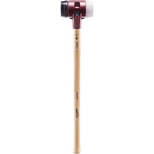 SIMPLEX sledgehammer HALDER® with malleable cast iron body and hickory shaft, super plastic/rubber composition, Ø 80 mm
