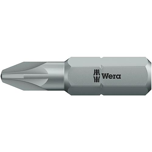 Embouts 855/2 Z WERA, hexagonal 5/16" ou à emmanchement direct sur machine, pour Pozidriv