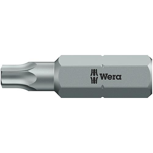 Bits 867/1 Z BO WERA, 1/4" hexagon for Torx®-TH (with hole)