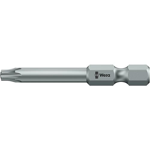Bits 867/4 Z BO WERA, 1/4" hexagon for Torx®-TH (with hole) Standard 1