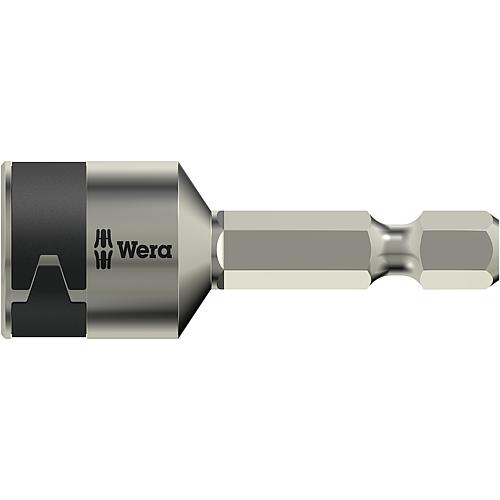 Socket wrench inserts 3869/4 WERA, 1/4” hex for external hex, stainless steel Standard 1