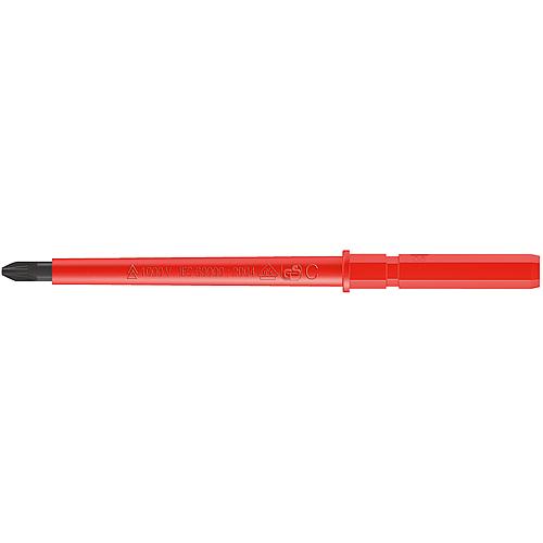 Interchangeable bit WERA VDE Kraftform Compact insulated Phillips PH1x154mm