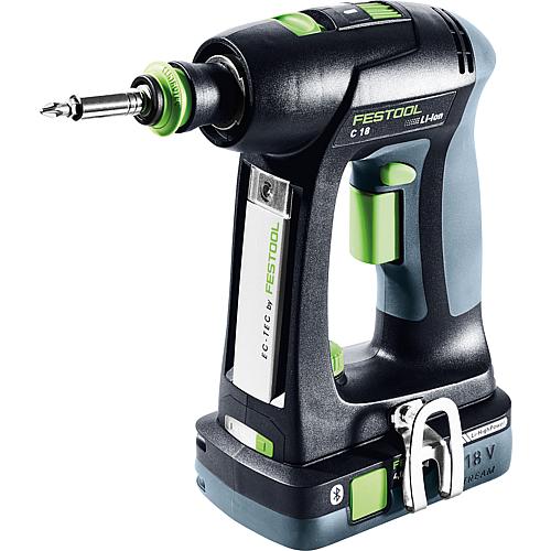 Perceuse-visseuse sans fil Festool 18 V C 18 HPC 4,0 I-Plus avec 2x batteries 4,0 Ah et chargeur