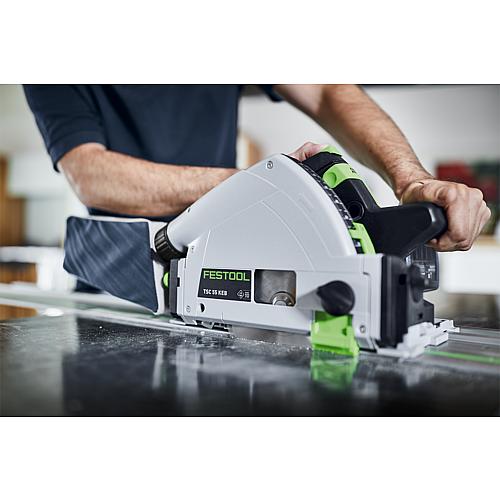 Cordless plunge saw 2x 18 V with carrying case Anwendung 10