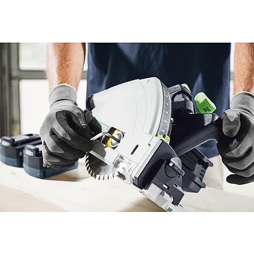 Cordless plunge saw 2x 18 V with carrying case Anwendung 13