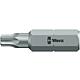 Bits 867/1 Z BO WERA, 1/4" hexagon for Torx®-TH (with hole) Standard 1