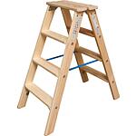 Steps double ladder wood