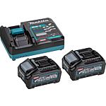 Battery set 40 V, 2 x 4.0 Ah batteries + 1 x charger