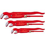 Corner pipe wrench 45° Super S 3-piece