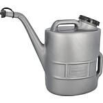 Oil can with strainer