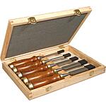 Bailey® chisel set, 5-piece in wooden box
