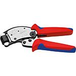 Crimping tools Twistor® T with 360° rotating crimping head and automatic adjustment