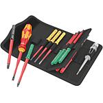 VDE interchangeable blade set WERA Kraftform Kompakt Slotted, Phillips, Pozidriv, PlusMinus/Pozidriv, Torx®, 16-piece set