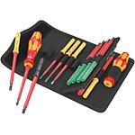 VDE interchangeable blade set WERA Kraftform Kompakt Slotted, Phillips, Pozidriv, PlusMinus/Pozidriv, Torx®, 17-piece set