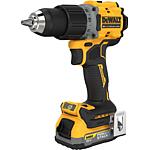 Cordless drill DCD800E2T-QW, 18 V with 2 x 1.7 Ah Powerstack Batteries and chargers