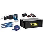 Value pack Cordless sabre saws GSA 18V-28, 18 V with 3 x 4.0 Ah ProCORE Batteries, Chargers, Sabre saw blades and transport box TBS