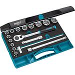 Socket wrench set HAZET 1/2", 17-piece with plastic case