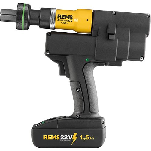 Rems pipe expander, cordless, Ex-Press P 22V ACC, for composite pipes Anwendung 1