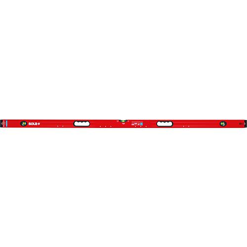 Aluminium spirit level SOLA BIG RED M, 1800 mm, 3 spirit levels