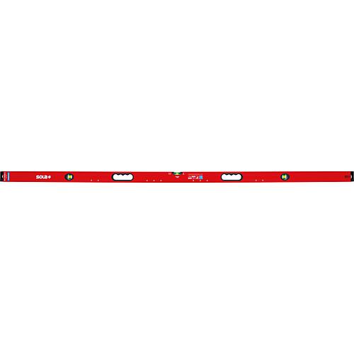 Aluminium spirit level SOLA BIG RED M, 2000 mm, 3 spirit levels